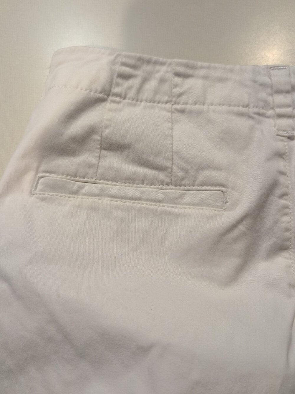 Lee Pants Women's Sz 10 M White Shorts Chino Solid Pocketed - Picture 8 of 11